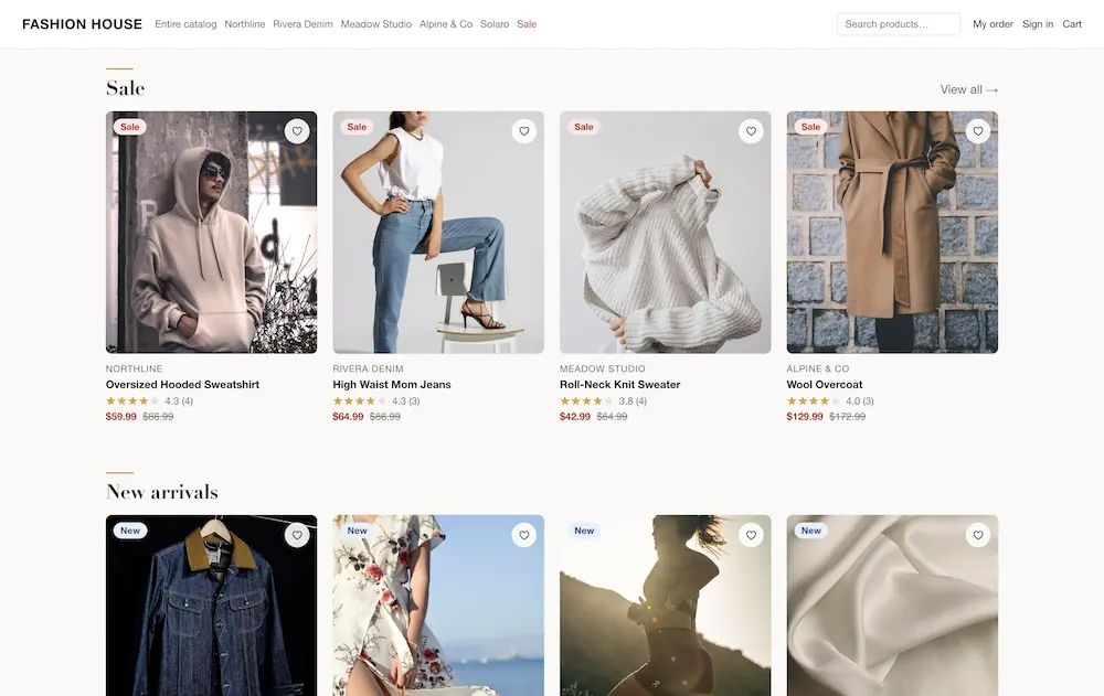 Fashion Brand E-shop